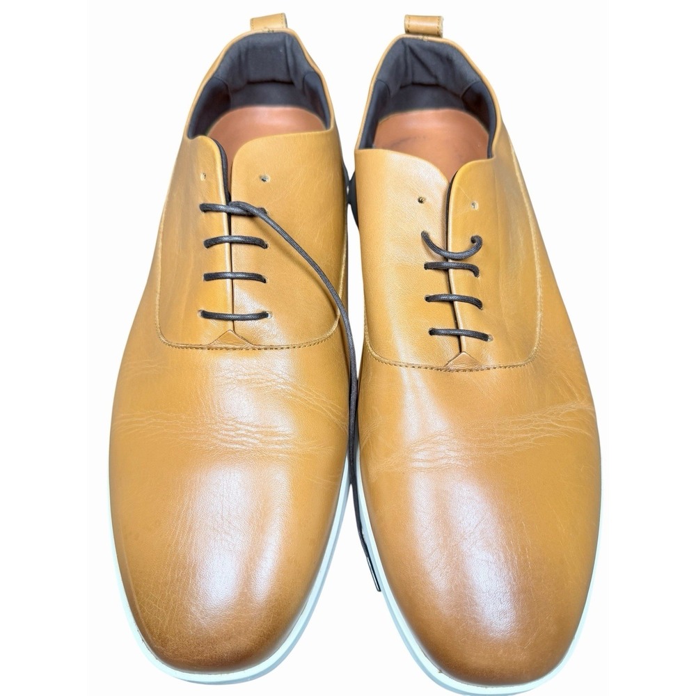 Wolf & Shepherd Crossover Longwing Leather Honey White Shoes Men's Size 14 M